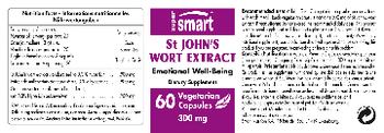 SuperSmart St John's Wort Extract 300 mg - supplement
