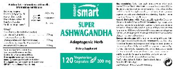 SuperSmart Super Ashwagandha 300 mg - supplement