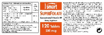 SuperSmart SuperFolate 200 mcg - supplement