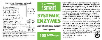 SuperSmart Systemic Enzymes - supplement