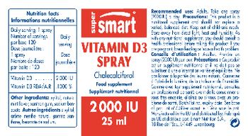 SuperSmart Vitamin D3 Spray 2000 IU - food supplement