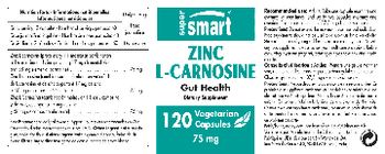 SuperSmart Zinc L-Carnosine 75 mg - supplement