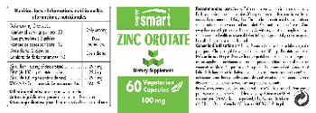 SuperSmart Zinc Orotate 100 mg - supplement