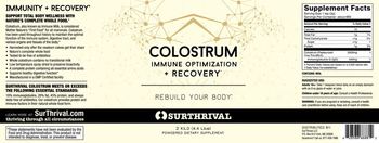 SurThrival Colostrum - powdered supplement