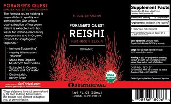 SurThrival Forager's Quest Reishi - herbal supplement