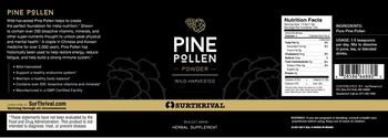 SurThrival Pine Pollen Powder - herbal supplement