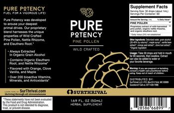 SurThrival Pure Potency Pine Pollen - herbal supplement