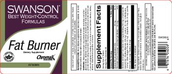 Swanson Best Weight-Control Formulas Fat Burner - supplement