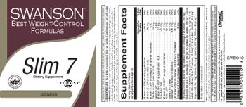 Swanson Best Weight-Control Formulas Slim 7 - supplement
