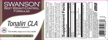 Swanson Best Weight-Control Formulas Tonalin CLA 1,000 mg - supplement
