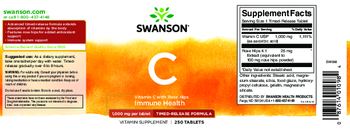 Swanson C 1,000 mg Timed-Released Formula - vitamin supplement