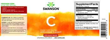 Swanson C 500 mg - vitamin supplement