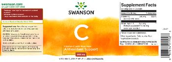 Swanson C 500 mg - vitamin supplement