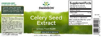 Swanson Celery Seed Extract 1.5 grams - herbal supplement