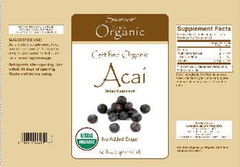 Swanson Certified Organic Certified Organic Acai - supplement