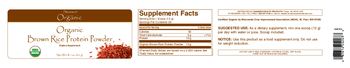Swanson Certified Organic Organic Brown Rice Protein Powder - supplement