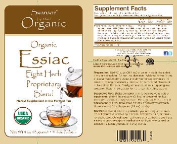 Swanson Certified Organic Organic Essiac Eight Herb Proprietary Blend - herbal supplement in the form of tea