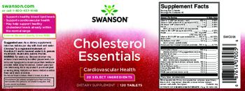 Swanson Cholesterol Essentials - supplement