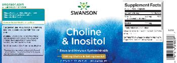 Swanson Choline & Inositol - supplement