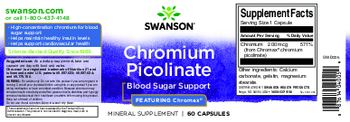 Swanson Chromium Picolinate - mineral supplement