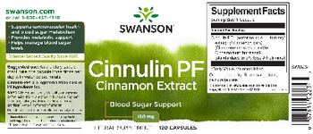 Swanson Cinnulin PF Cinnamon Extract 150 mg - herbal supplement