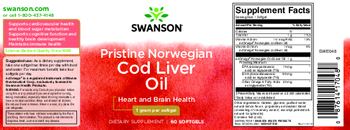 Swanson Cod Liver Oil 1 gram - supplement