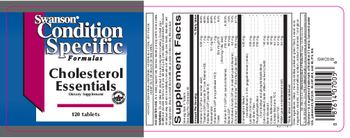 Swanson Condition Specific Formulas Cholesterol Essentials - supplement