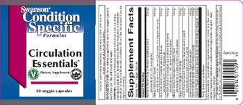 Swanson Condition Specific Formulas Circulation Essentials - supplement