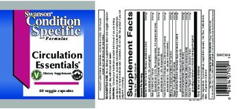 Swanson Condition Specific Formulas Circulation Essentials - supplement
