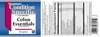 Swanson Condition Specific Formulas Colon Essentials - supplement