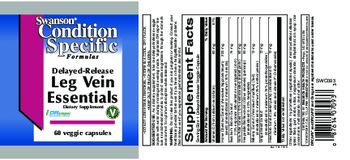 Swanson Condition Specific Formulas Delayed-Release Leg Vein Essentials - supplement