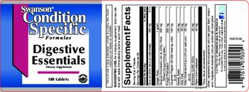 Swanson Condition Specific Formulas Digestive Essentials - supplement