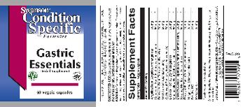 Swanson Condition Specific Formulas Gastric Essentials - herbal supplement