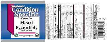 Swanson Condition Specific Formulas Heart Essentials - supplement