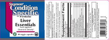 Swanson Condition Specific Formulas Liver Essentials - supplement