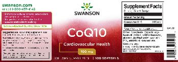 Swanson CoQ10 100 mg - supplement