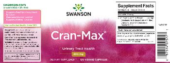 Swanson Cran-Max 500 mg - supplement
