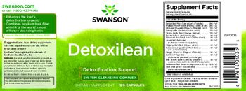 Swanson Detoxilean System Cleansing Complex - supplement