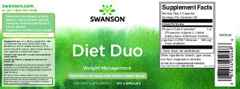 Swanson Diet Duo - supplement