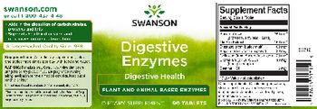 Swanson Digestive Enzymes - supplement