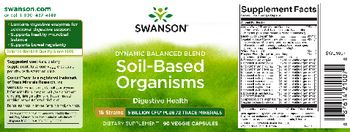 Swanson Dynamic Balanced Blend Soil-Based Organisms - supplement