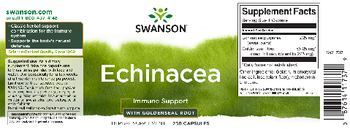 Swanson Echinacea - herbal supplement