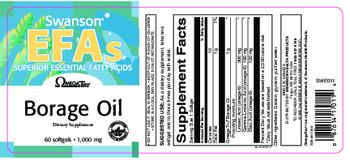 Swanson EFAs OmegaTru Borage Oil 1,000 mg - supplement