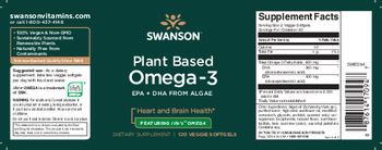 Swanson EFAs Plant Based Omega-3 - supplement