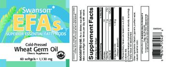 Swanson EFAs Wheat Germ Oil 1,130 mg - supplement