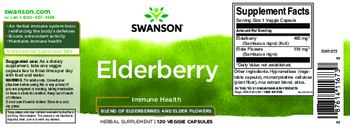Swanson Elderberry - herbal supplement
