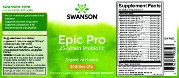 Swanson Epic Pro - supplement