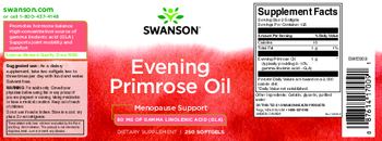 Swanson Evening Primrose Oil - supplement