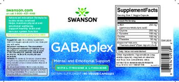 Swanson GABAplex - supplement
