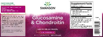 Swanson Glucosamine & Chondroitin - supplement
